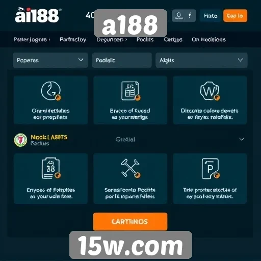 Análise das principais funcionalidades do site a188